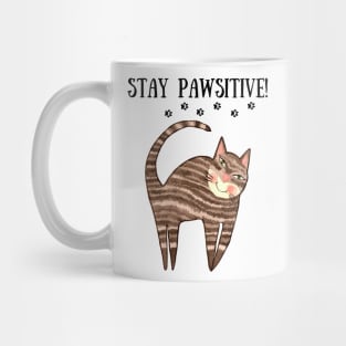 Stay pawsitive Mug